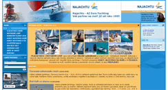 Desktop Screenshot of najachtu.cz